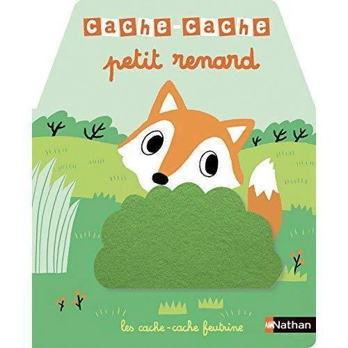 Nathan Cache-Cache Petit Renard - Livre D'éveil Bébé 6 Mois Et +