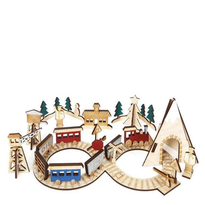 Meri-Meri Calendrier De L'Avent - Chemin De Fer