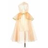 Cape Valorie En Organza Rose Saumon - Déguisement Enfant 3-4 Ans