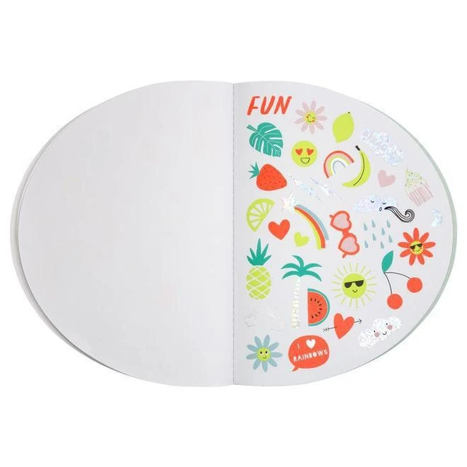 Meri-Meri Cahier De Dessin Et Gommettes - Arc-en-ciel - Loisir Créatif Enfant 3 Ans Et + – Image 6