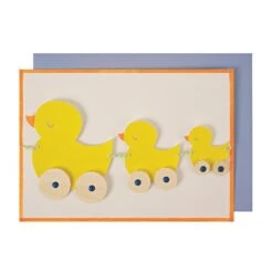 Meri-Meri Carte De Naissance - Guirlande Canards