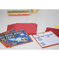 Cartes D'invitation Anniversaire - Spaceboy