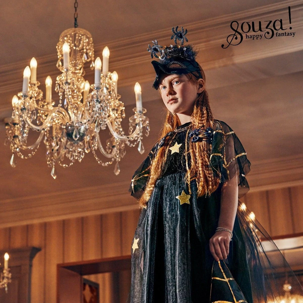 Chapeau De Sorcière Evilian Noir Et Doré - Déguisement Enfant 3-7 Ans – Image 3