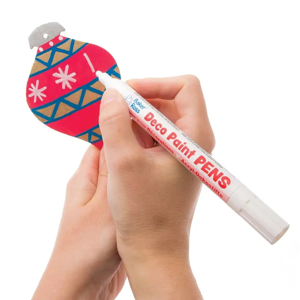 6 Feutres Pour Décorations Noël: Bois, Porcelaine, Verre Et Plastique - Enfant 6 Ans Et + – Image 2