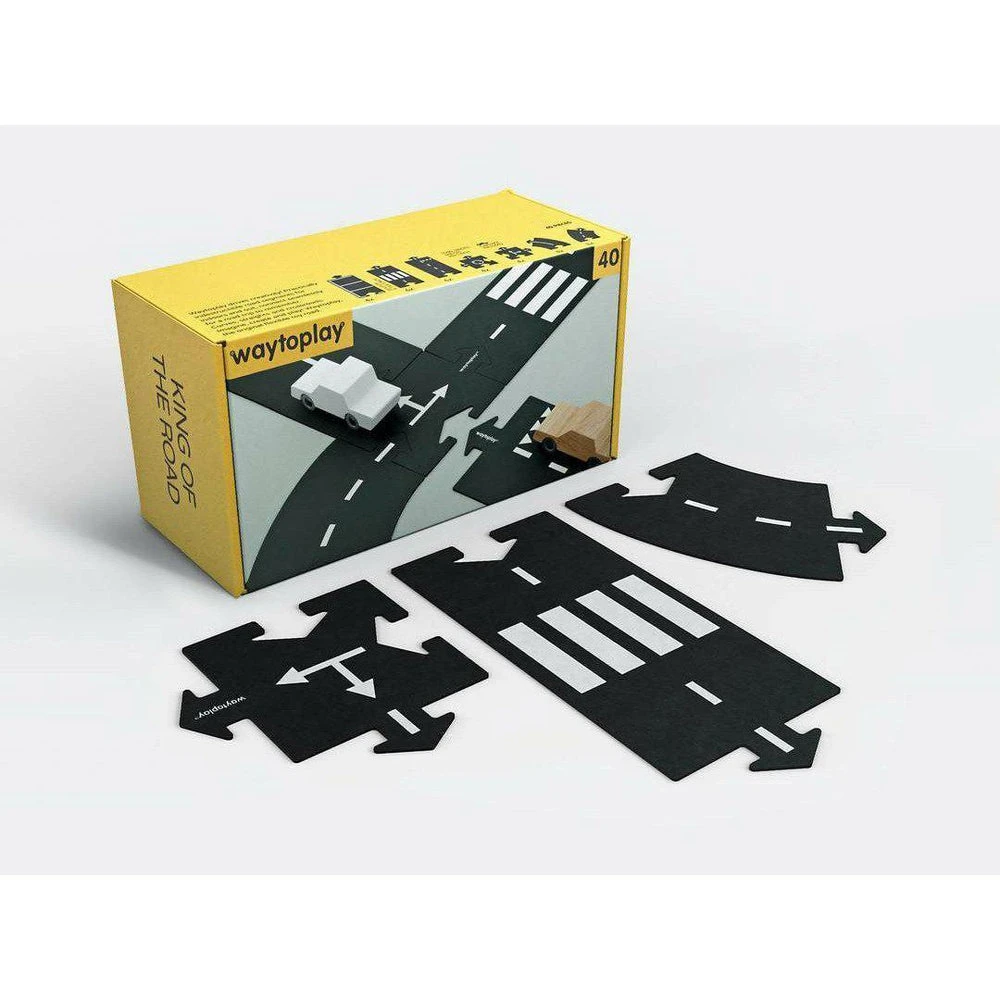 Circuit Flexible 40 Pièces Pour Voitures - Roi De La Route