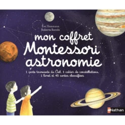 Nathan Coffret Montessori - Astronomie - Coffret éducatif Enfant 5 Ans Et +