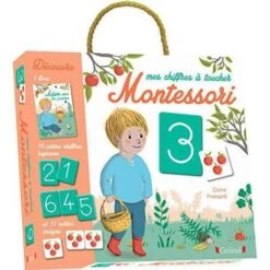 Coffret Montessori - Mes Chiffres à Toucher - Coffret éducatif Enfant 3 Ans Et +