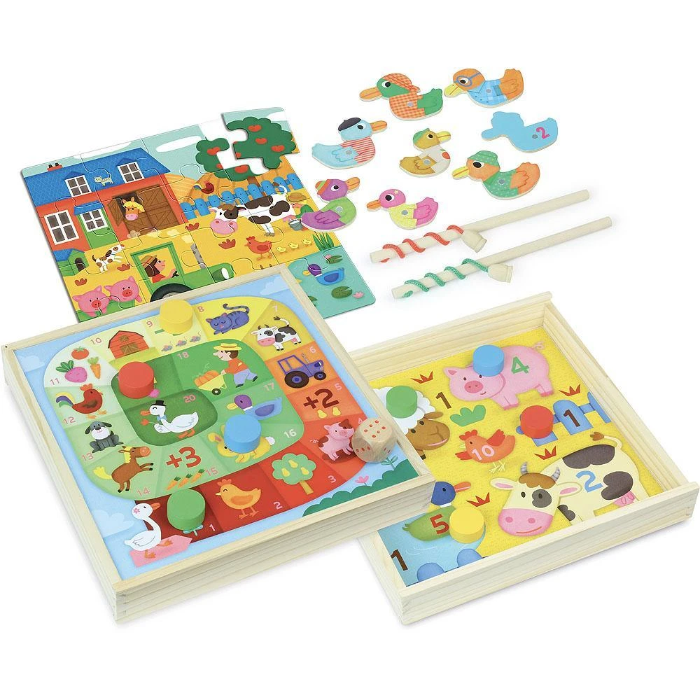 Vilac Coffret De Jeux Des Tout-petits - A La Ferme – Image 7