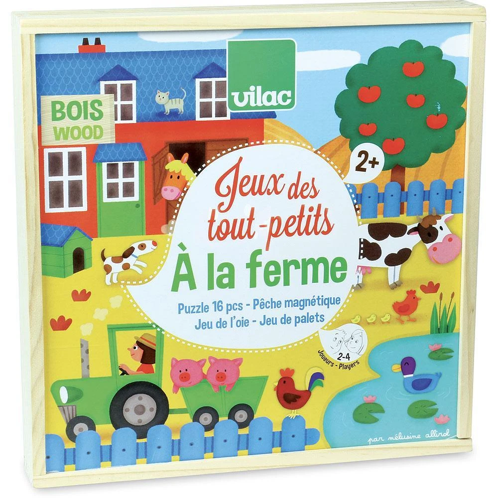 Vilac Coffret De Jeux Des Tout-petits - A La Ferme – Image 2