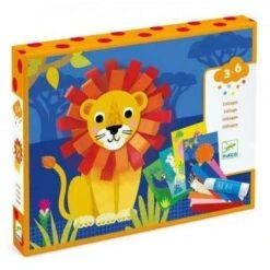 Djeco Collages - Avec Des Bouclettes - Coffret Loisir Créatif Enfant 3 à 6 Ans