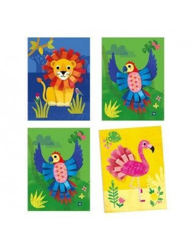 Djeco Collages - Avec Des Bouclettes - Coffret Loisir Créatif Enfant 3 à 6 Ans – Image 4