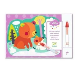 Djeco Coloriage à L'eau - Caché Dans Les Bois - Loisir Créatif Bébé 18 Mois Et +