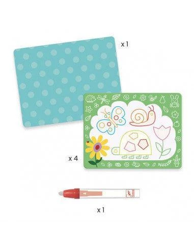 Djeco Coloriage à L'eau - Gribouille Magique - Loisir Créatif Bébé 18 Mois Et + – Image 2