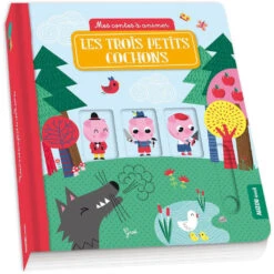 Conte à Animer - Les 3 Petits Cochons - Livre D'éveil Bébé 1 An Et +