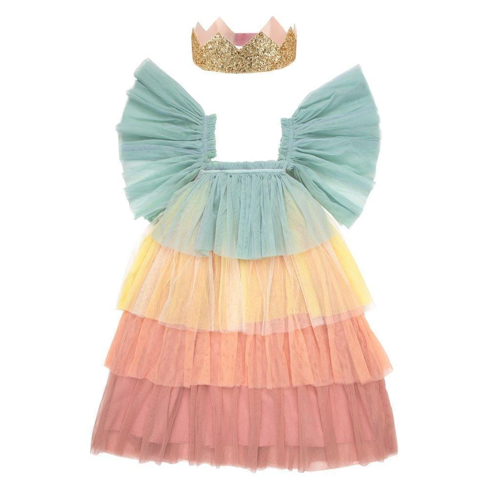 Meri-Meri Déguisement Robe De Princesse Arc-en-Ciel Pour Enfant 3-4 Ans