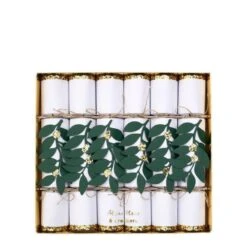 Meri-Meri 6 Crackers Feuillage - Pour Adultes Et Grands Enfants !