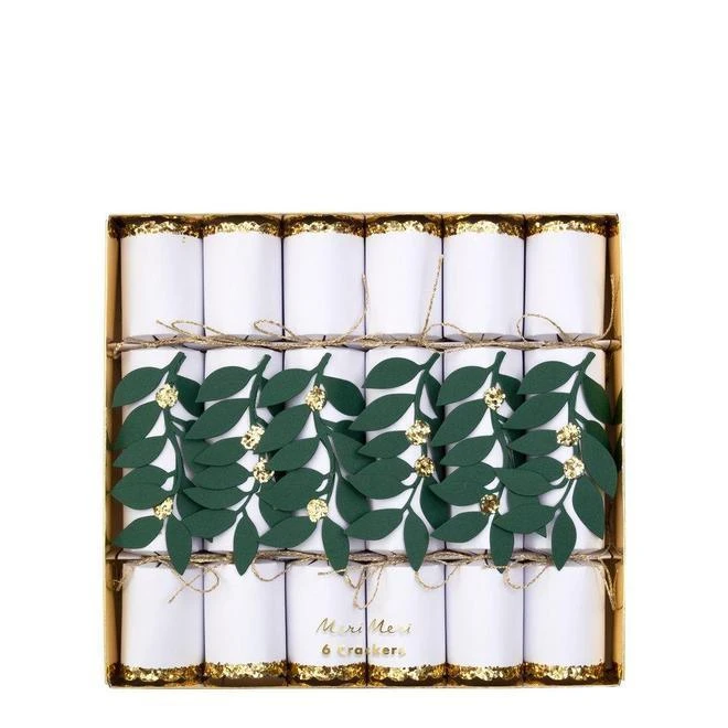 Meri-Meri 6 Crackers Feuillage - Pour Adultes Et Grands Enfants !