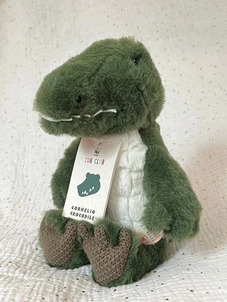 Doudou écologique - Cornelio Le Crocodile Vert 29cm – Image 5