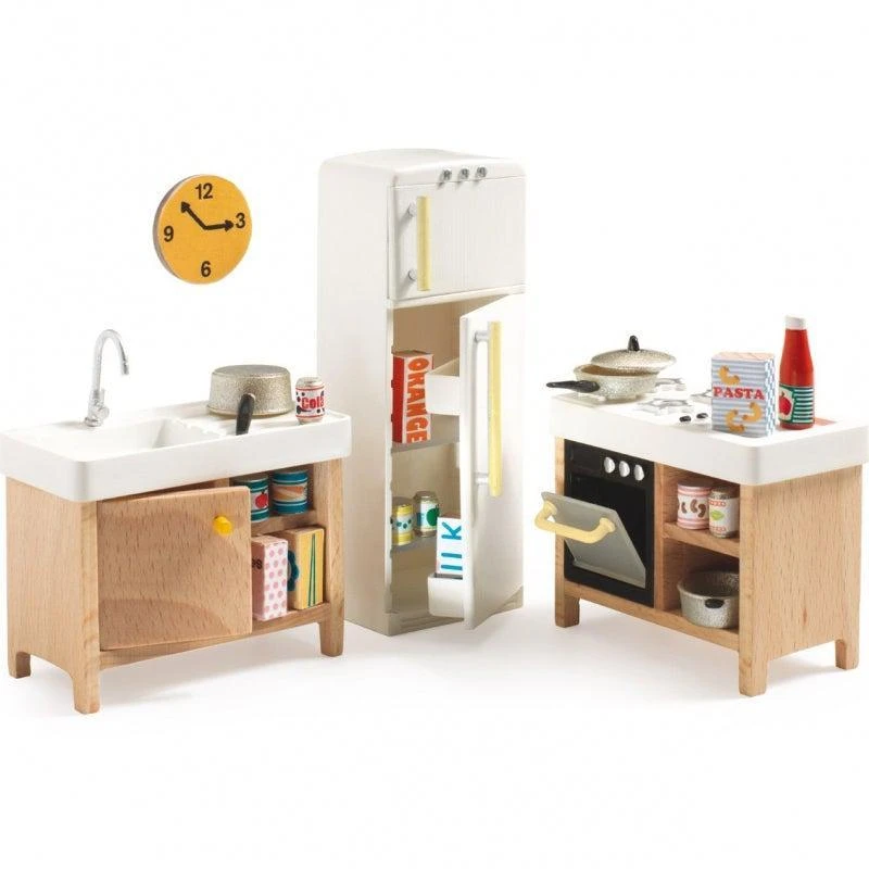Djeco La Cuisine - Mobilier Pour Maison De Poupées