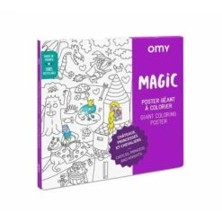 Poster Géant à Colorier - Magic - Coloriage Enfant 3 Ans Et +