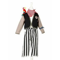 Déguisement Pirate Duncan Enfant 3-4 Ans, Avec Perroquet Et Foulard