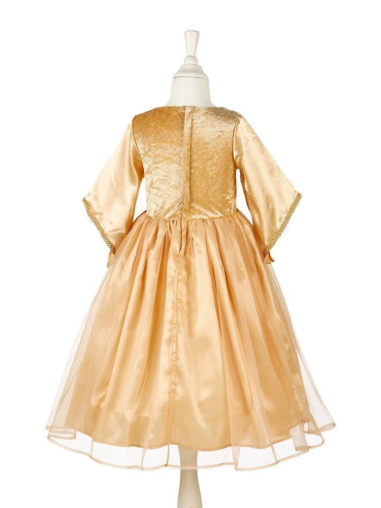 Déguisement Robe De Reine Dorée Elisabeth Enfant 3-4 Ans – Image 2