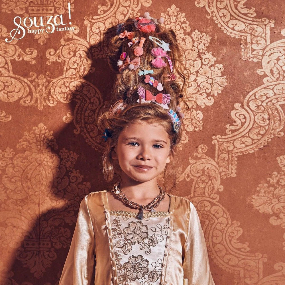 Déguisement Robe De Reine Dorée Elisabeth Enfant 3-4 Ans – Image 5