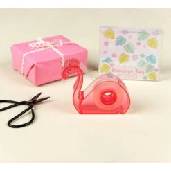 Distributeur De Ruban Adhésif - Flamant Rose - Papeterie Enfant 3 Ans Et +