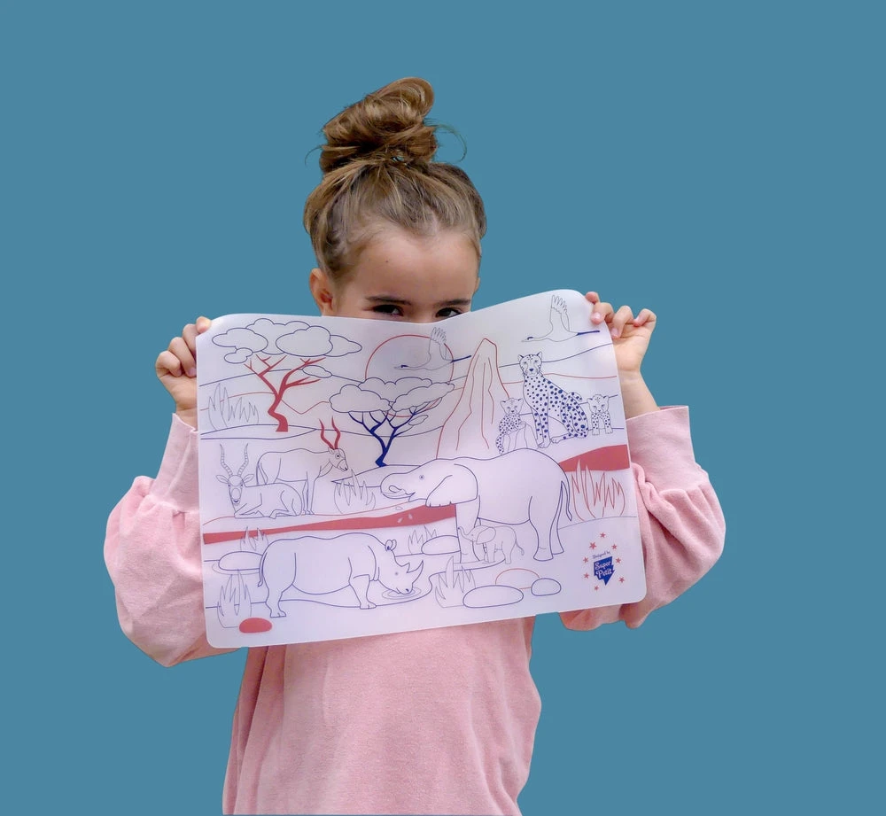 Set En Silicone à Colorier - Savane – Image 2