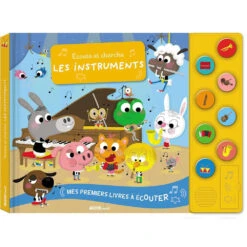 Ecoute Et Cherche Les Instruments - Livre Sonore Enfant 2 Ans Et +