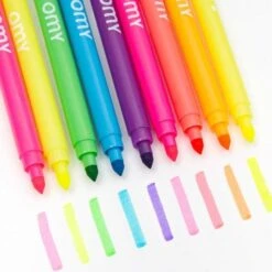 Boîte De 9 Feutres Fluos - Feutres Enfant 3 Ans Et +