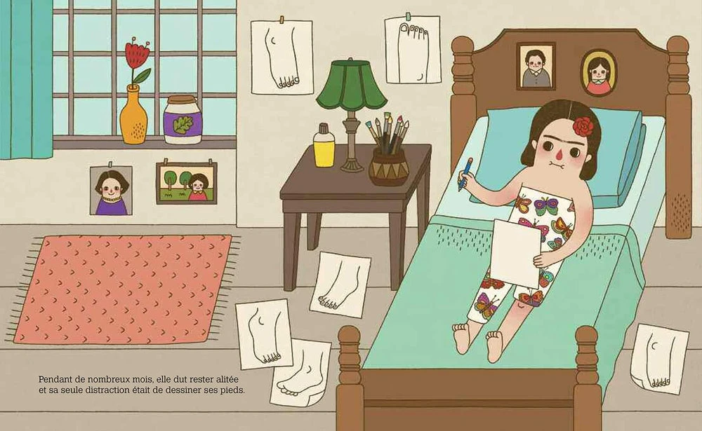 Petite & Grande - Frida Kahlo - Livre Documentaire Enfant 3 Ans Et + – Image 3