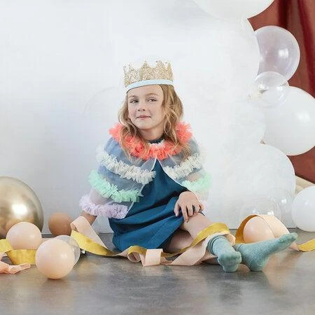 Meri-Meri Couronne Ajustable Paillettes Dorées Et Perles - Déguisement Enfant – Image 5