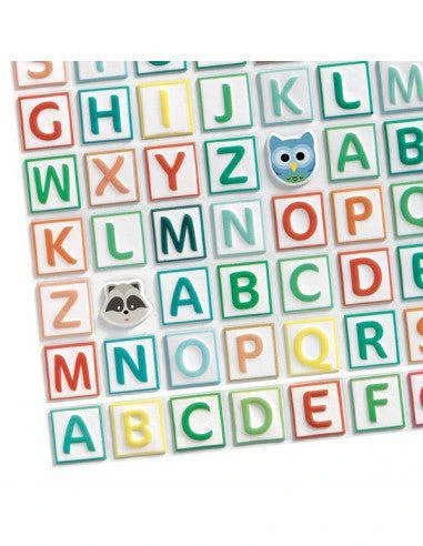 Djeco Gommettes En Volume L'alphabet - Gommettes Enfant 3 Ans Et + – Image 2