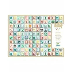 Djeco Gommettes En Volume L'alphabet - Gommettes Enfant 3 Ans Et +