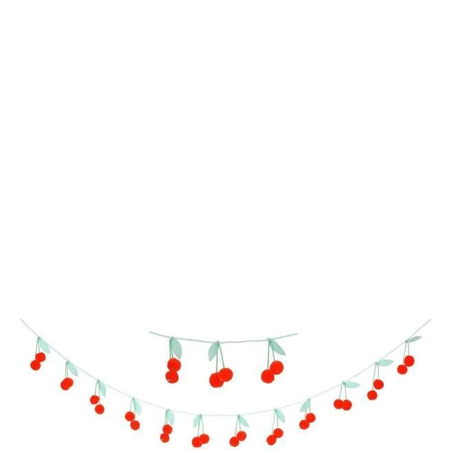 Meri-Meri Guirlande Tissu - Cerises – Image 3