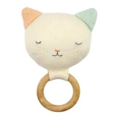 Meri-Meri Hochet Chat En Coton Bio