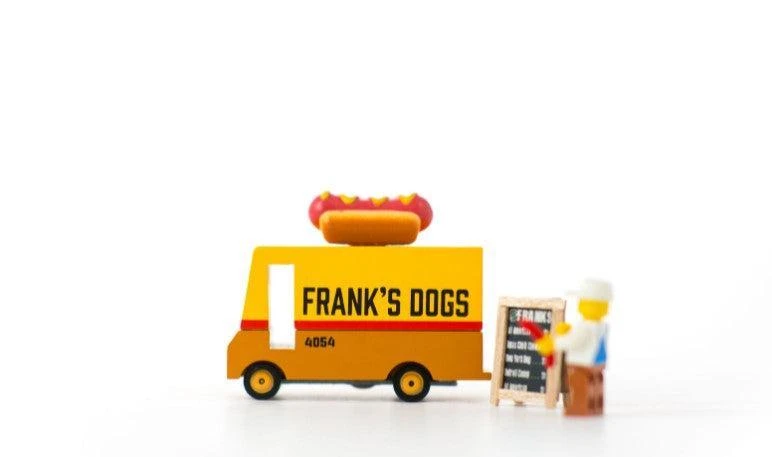 Camion Hot-dog - Petite Voiture En Bois – Image 5