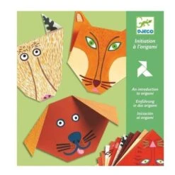 Djeco Initiation à L'Origami - Animaux - Loisir Créatif Enfant 4 à 7 Ans