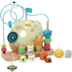 Vilac Jouet En Bois - J'apprends à Compter - Dans Les étoiles