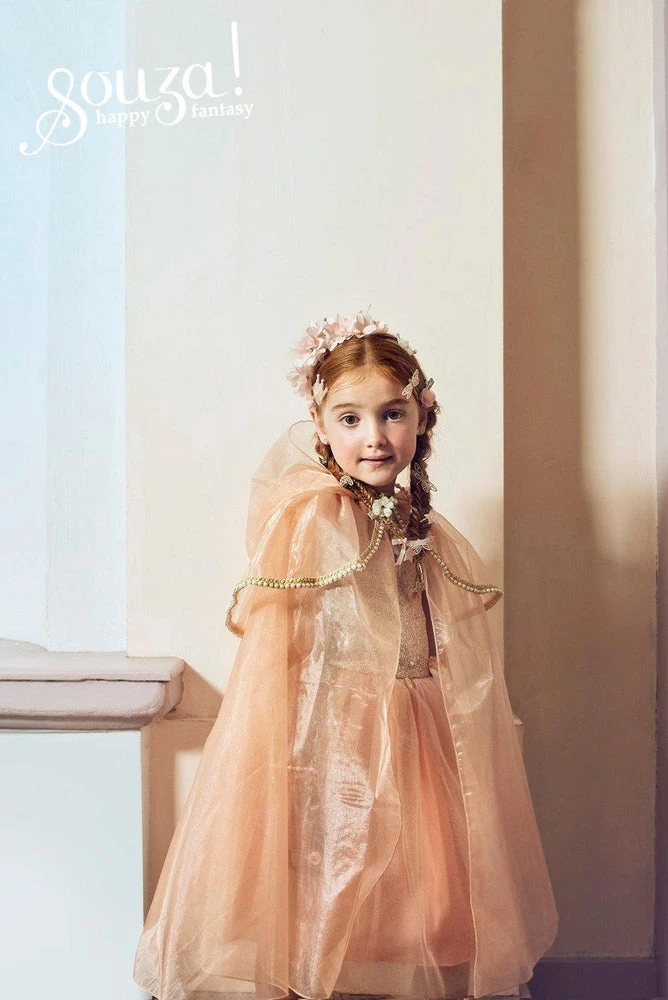 Set De 2 Pinces à Cheveux Tilly Rose Saumon - Déguisement Enfant – Image 2