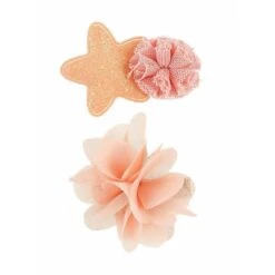 Set De 2 Pinces à Cheveux Tilly Rose Saumon - Déguisement Enfant