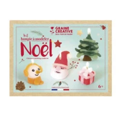 Kit Bougie à Modeler Noël - DIY Enfant 6 Ans Et +