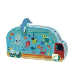 Djeco L'aquarium - Puzzle Silhouette 16 Pièces Pour Enfant De 3 Ans Et +