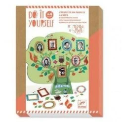 Djeco Coffret DIY- L'arbre De Ma Famille à Créer - Coffret Loisir Créatif Enfant 4 Ans Et +