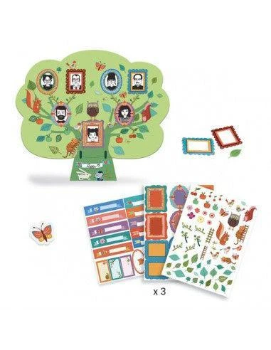 Djeco Coffret DIY- L'arbre De Ma Famille à Créer - Coffret Loisir Créatif Enfant 4 Ans Et + – Image 2
