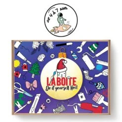 La Boîte DIY De Noël - Coffret Loisir Créatif Enfant 4 à 7 Ans