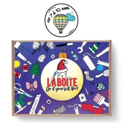 La Boîte DIY De Noël - Coffret Loisir Créatif Enfant 7 à 10 Ans