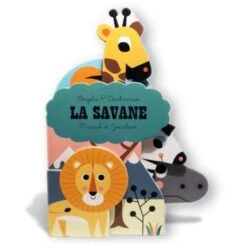 La Savane - Livre Imagier Bébé 6 Mois Et +