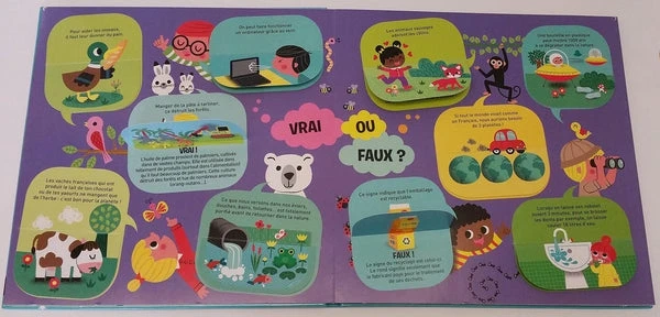 Nathan Le Grand Livre-jeu Pour Sauver La Planète - Livre écologie Animé Enfant 4 Ans Et + – Image 3